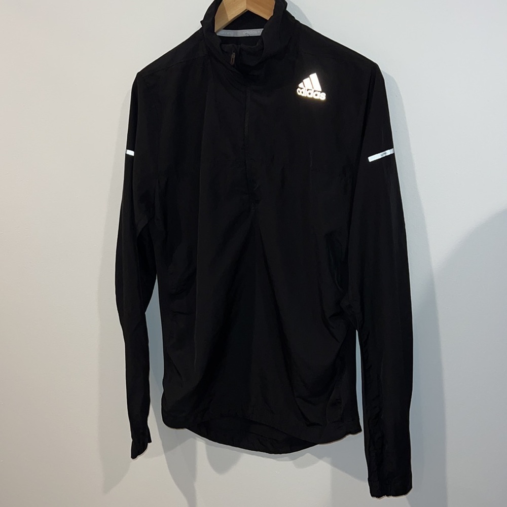 Adidas SQ (Sequence) Running ANO Jacket, Medium, ITQ18 (AA5093), Black size S - Picture 3 of 7